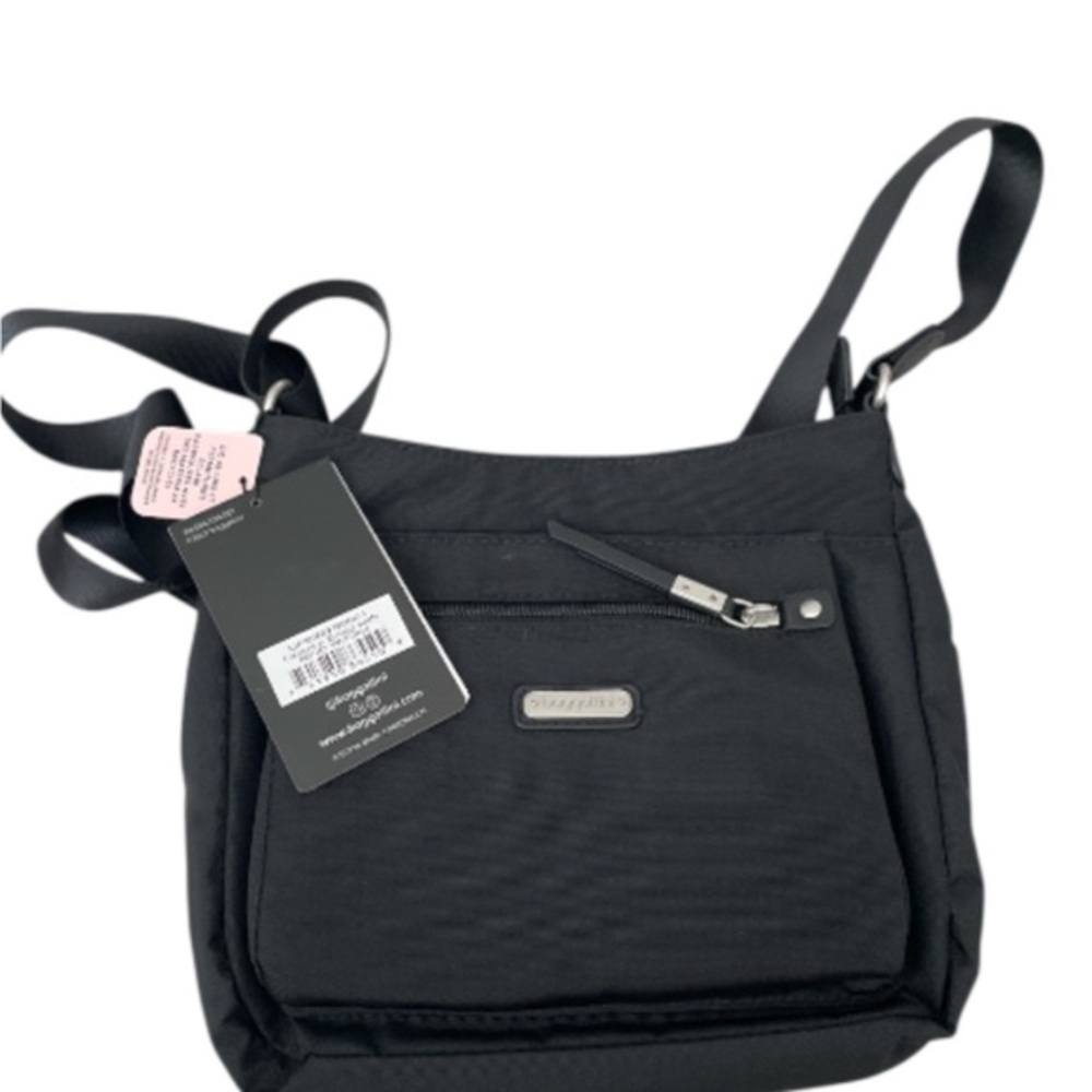 Baggallini Black Crossbody Bag with Zipper Pocket